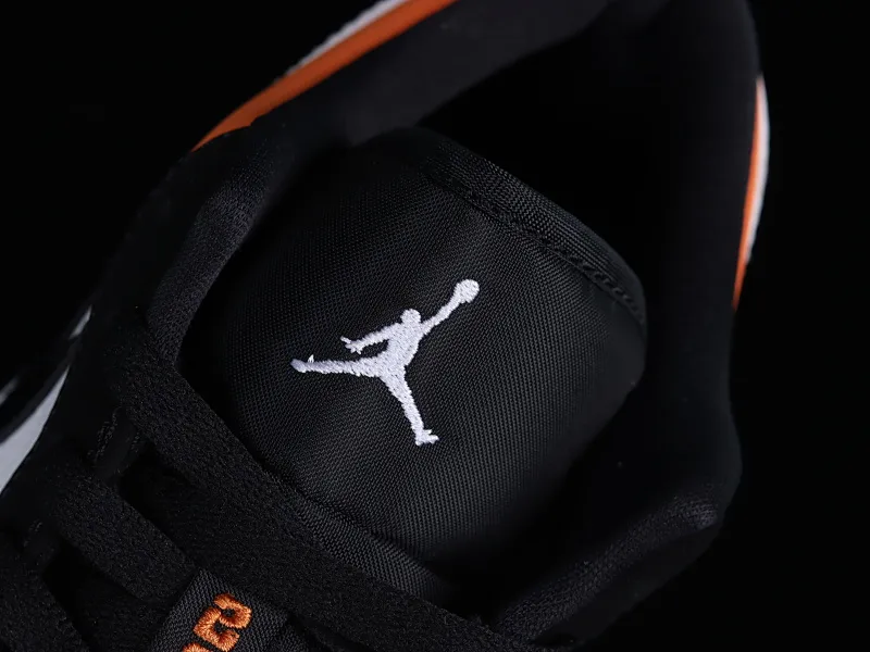 All categories Air Jordan Jordan series basketball shoes Air Jordan 1 Low G version pure original Air Jordan 1 Low AJ1 Joe 1 black and orange smashed backboard low-top cultural and leisure sports sneakers 553558-128